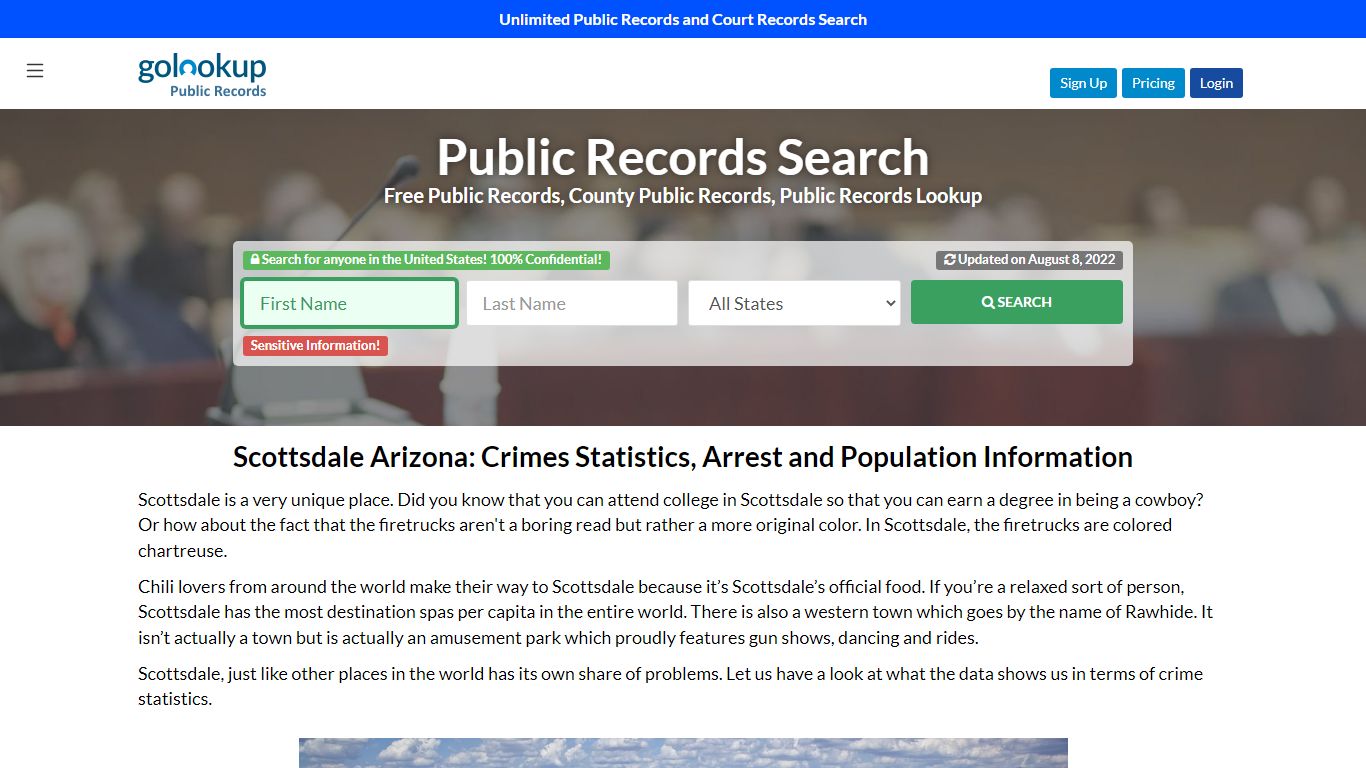 Scottsdale Public Records, Scottsdale Court Records ...